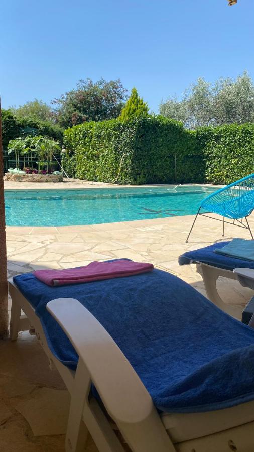 2 Pieces Rdc Villa Piscine La Roquette-sur-Siagne Dış mekan fotoğraf